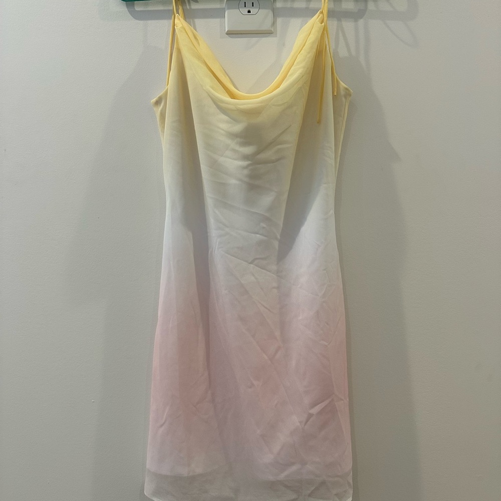 LPA REVOLVE yellow and Pink Ombre Dress